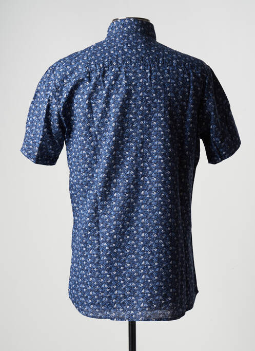 Chemise manches courtes bleu JACK & JONES pour homme
