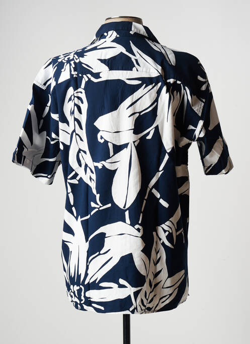 Chemise manches courtes bleu JACK & JONES pour homme