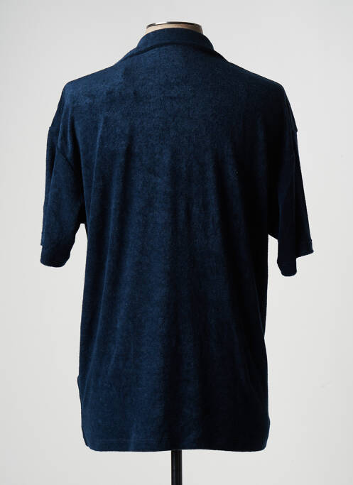 Chemise manches courtes bleu JACK & JONES pour homme