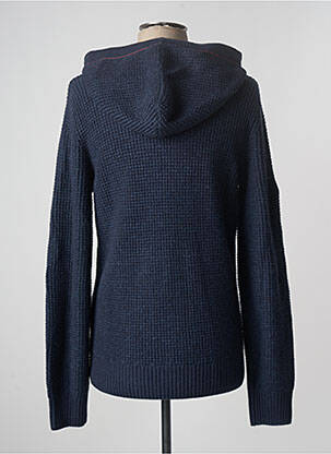 Pull col v manches longues bleu JACK & JONES homme