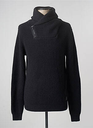 Pull manches longues manches longues noir JACK & JONES homme