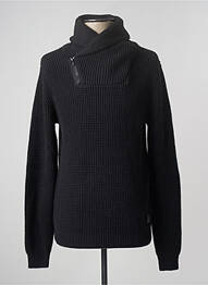 Pull manches longues manches longues noir JACK & JONES homme