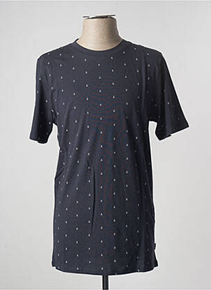 T-shirt stretch manches courtes bleu JACK & JONES homme