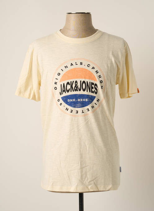 T-shirt orange JACK & JONES pour homme