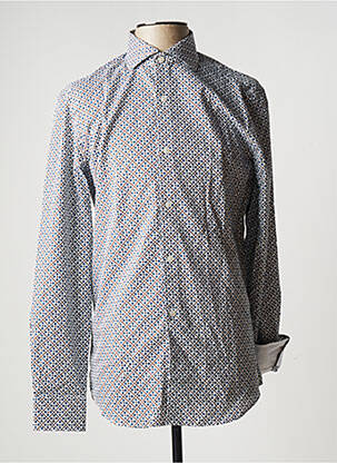Chemise manches longues manches longues blanc OX'VILLE homme