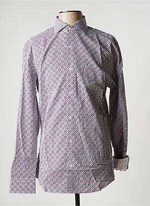 Chemise manches longues manches longues violet OX'VILLE homme