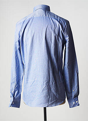 Chemise manches longues manches longues bleu OX'VILLE homme