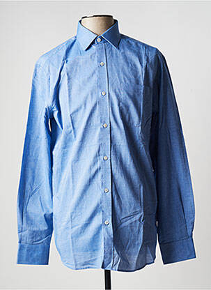Chemise manches longues manches longues bleu OX'VILLE homme