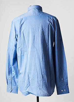 Chemise manches longues manches longues bleu OX'VILLE homme