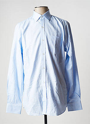 Chemise manches longues poches poitrine bleu OX'VILLE homme