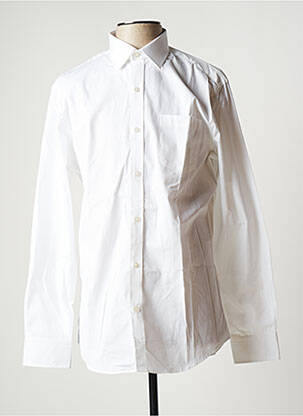 Chemise manches longues poches blanc OX'VILLE homme