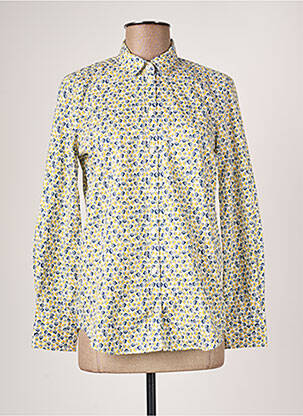 Chemisier poches poitrine manches longues blanc OX'VILLE femme