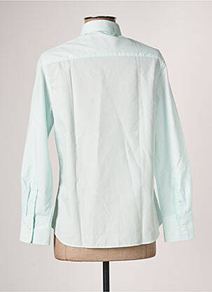 Chemisier coupe droite manches longues bleu OX'VILLE femme