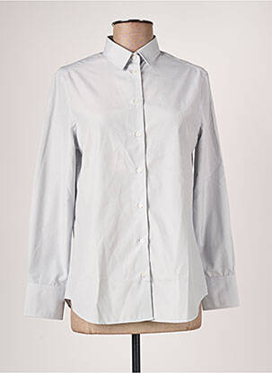Chemisier coupe droite manches longues gris OX'VILLE femme