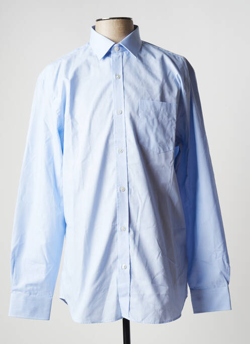 Chemise manches longues bleu OX'VILLE pour homme