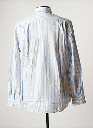 Chemise manches longues manches longues bleu OX'VILLE homme