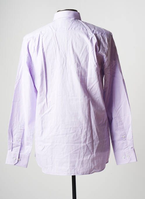 Chemise manches longues violet OX'VILLE pour homme