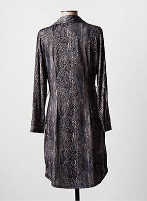 Robe courte manches longues manches longues noir K-DESIGN femme