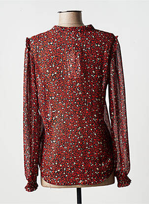 Blouse imprimé fleurs manches longues orange GARCIA femme