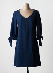 Robe courte bleu ANGY SIX pour femme seconde vue