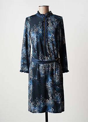 Robe courte bleu K-DESIGN pour femme