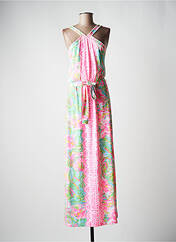 Robe longue rose K-DESIGN pour femme seconde vue