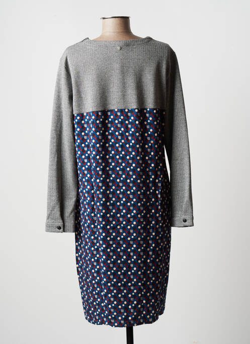 Robe mi-longue bleu THALASSA pour femme