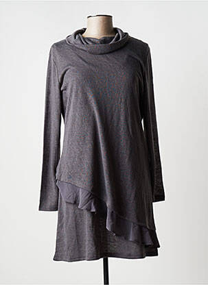 Robe pull gris MARBLE pour femme