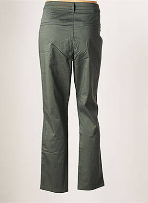 Pantalon chino tissage popeline taille normale vert STREET ONE femme