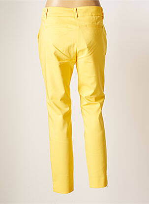 Pantalon chino taille basse taille basse jaune BRANDTEX femme