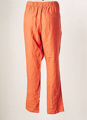 Pantalon droit orange C'EST BEAU LA VIE pour femme seconde vue