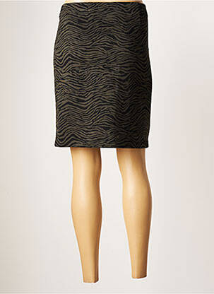 Jupe mi-longue stretch vert STREET ONE femme