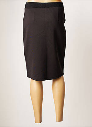 Jupe mi-longue taille normale noir GARCIA femme