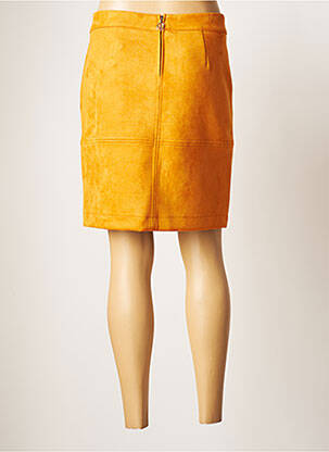 Jupe mi-longue stretch orange STREET ONE femme