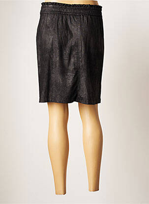Jupe mi-longue stretch noir STREET ONE femme