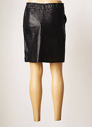 Jupe mi-longue stretch noir STREET ONE femme