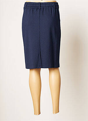 Jupe mi-longue stretch bleu BRANDTEX femme