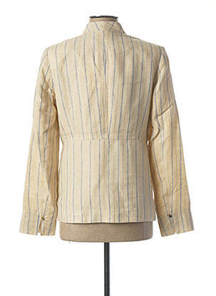 Veste chic fausses poches beige JULIE GUERLANDE femme