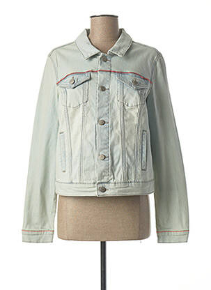 Veste en jean manches longues bleu JULIE GUERLANDE femme