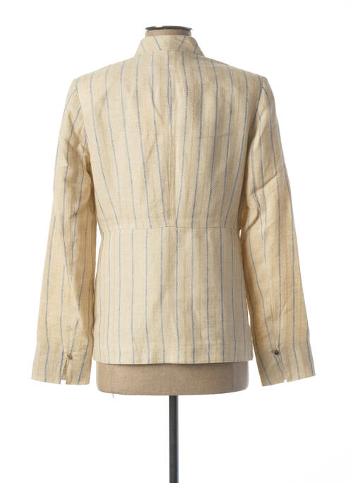 Veste chic col v beige JULIE GUERLANDE femme