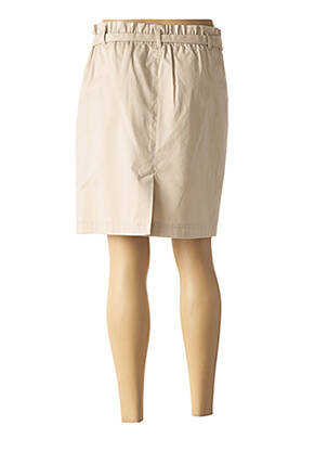 Jupe courte doublure beige JULIE GUERLANDE femme