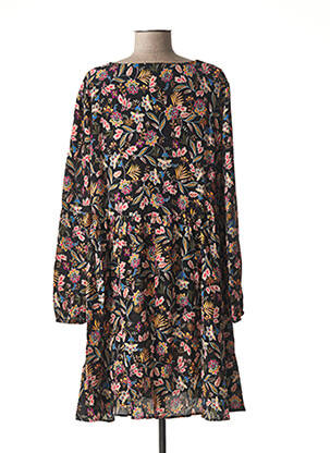 Robe courte manches longues manches longues noir C'EST BEAU LA VIE femme
