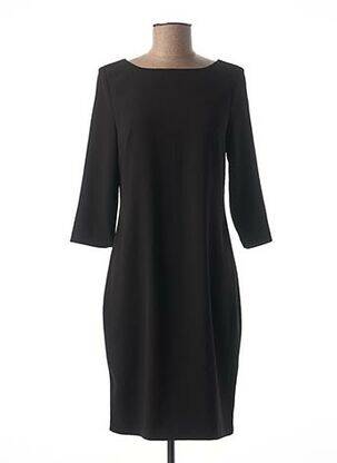 Robe mi-longue manches 3/4 manches 3/4 noir MEXX femme