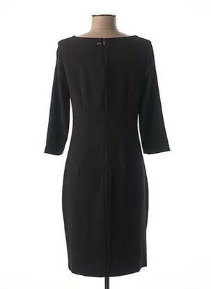 Robe mi-longue manches 3/4 manches 3/4 noir MEXX femme
