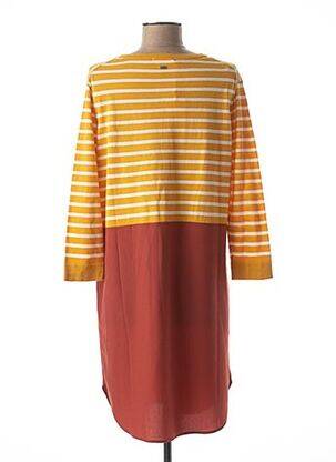 Robe courte manches longues manches longues jaune MEXX femme