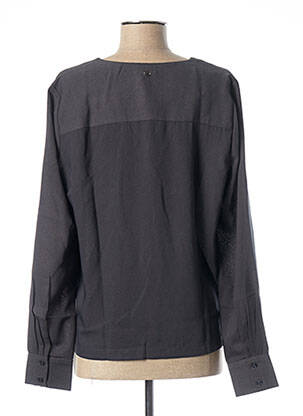 Blouse poignets boutonnés avec fente manches longues gris MUSTANG femme
