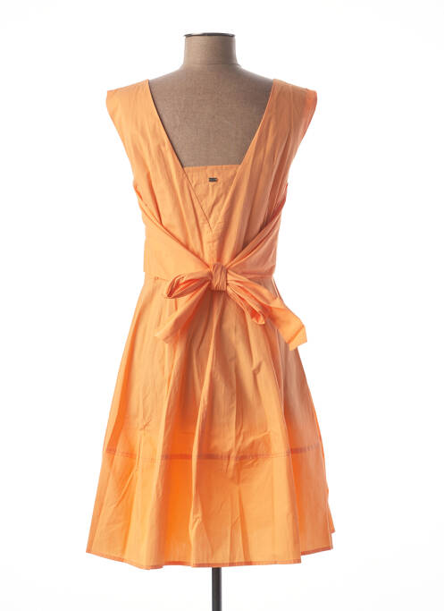 Robe mi-longue orange MEXX pour femme