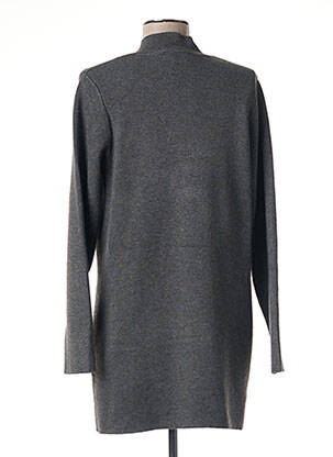 Gilet manches longues stretch gris MARBLE femme