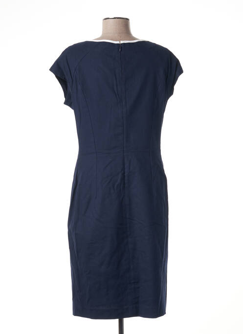 Robe mi-longue bleu BRUNO SAINT HILAIRE pour femme