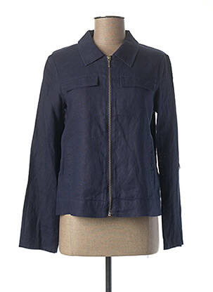 Veste casual poches bleu JULIE GUERLANDE femme